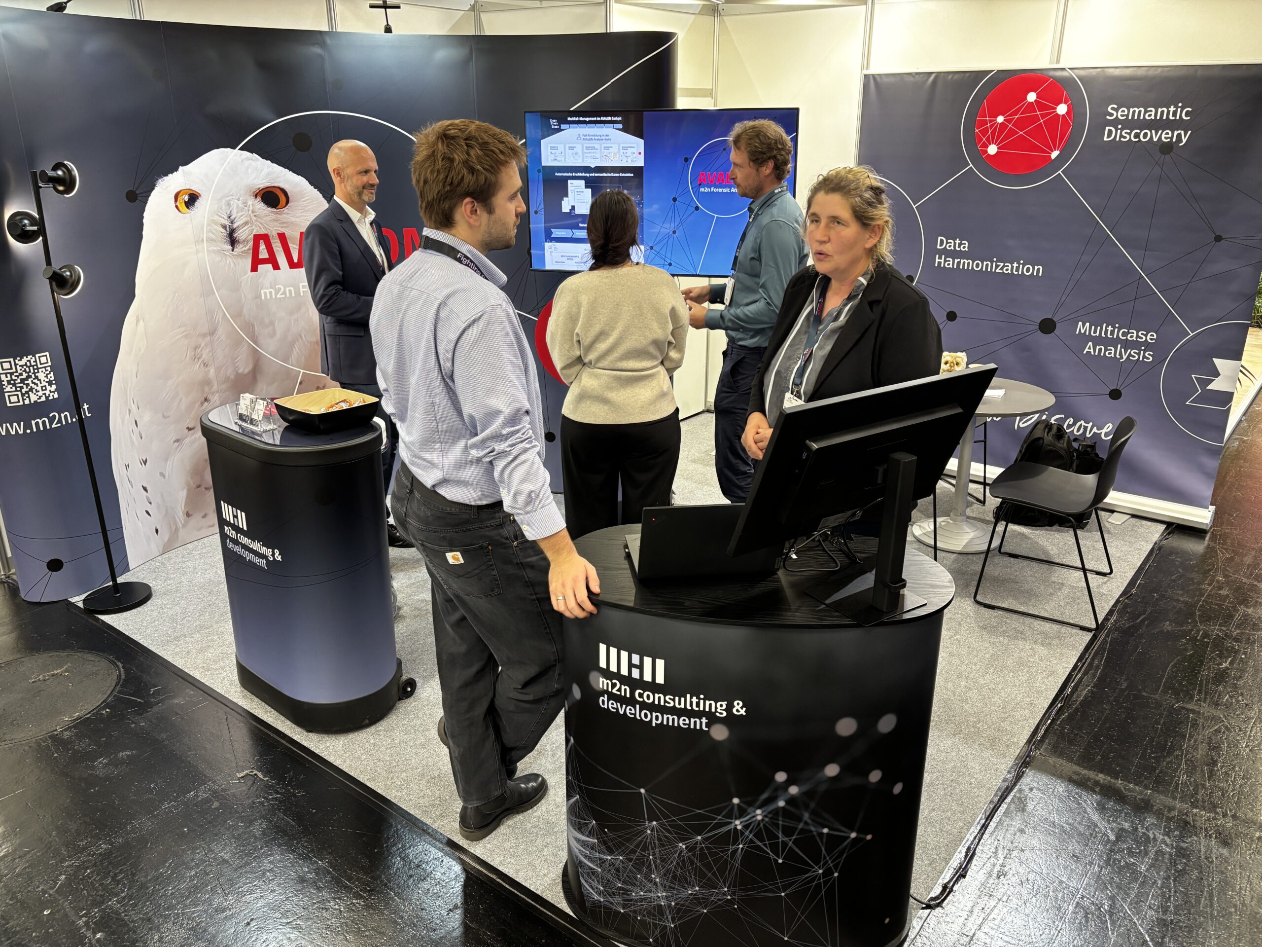 am Stand bei m2n